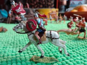 Enseigne romaine à cheval
